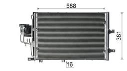 Condenser, air conditioning MAHLE AC310000S