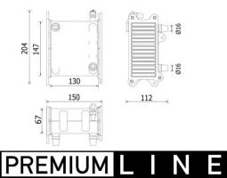 Charge Air Cooler MAHLE CI224000P