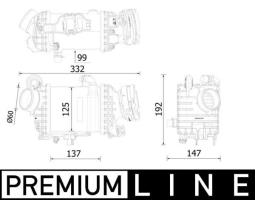 Charge Air Cooler MAHLE CI616000P