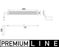 Oil Cooler, steering MAHLE CLC93000P