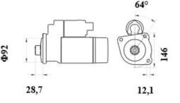 Oil Cooler, engine oil MAHLE CLC128000S