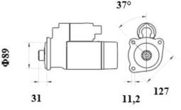 Oil Cooler, engine oil MAHLE CLC128000S