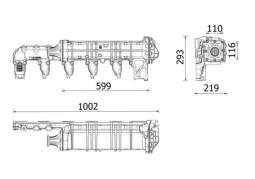 Cooler, exhaust gas recirculation MAHLE CE38000P