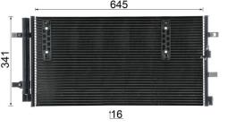 Condenser, air conditioning MAHLE AC457000P