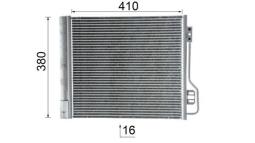 Condenser, air conditioning MAHLE AC488000P