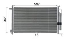 Condenser, air conditioning MAHLE AC559000S