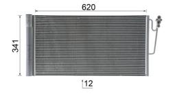 Condenser, air conditioning MAHLE AC590000P