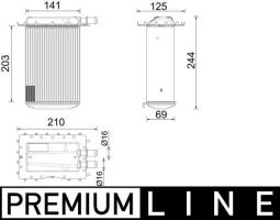 Charge Air Cooler MAHLE CI642000P