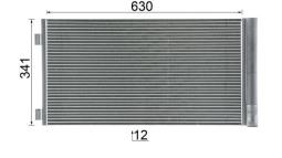 Condenser, air conditioning MAHLE AC751000P