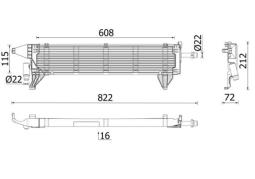 Radiator, engine cooling MAHLE CR2636000P