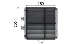 Heat Exchanger, interior heating MAHLE AH183000P