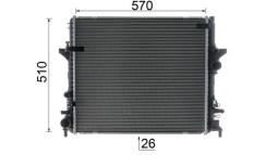 Radiator, engine cooling MAHLE CR1929000P