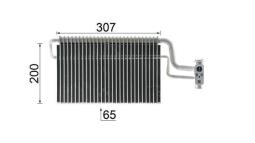 Evaporator, air conditioning MAHLE AE146000P