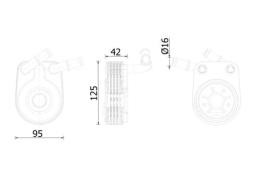 Oil Cooler, engine oil MAHLE CLC280000S