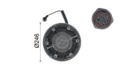 Clutch, radiator fan MAHLE CFC207000P