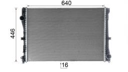 Radiator, engine cooling MAHLE CR2603000P