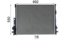 Radiator, engine cooling MAHLE CR2607000P