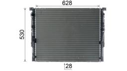 Radiator, engine cooling MAHLE CR2630000P