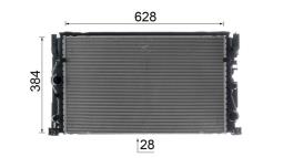 Radiator, engine cooling MAHLE CR2635000P