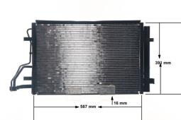 Condenser, air conditioning MAHLE AC697000S