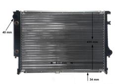 Radiator, engine cooling MAHLE CR326001S