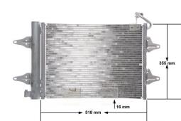 Condenser, air conditioning MAHLE AC359000S