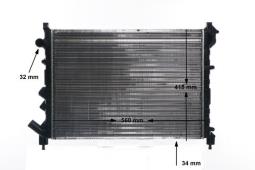 Condenser, air conditioning MAHLE AC588000P