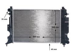 Radiator, engine cooling MAHLE CR643000S