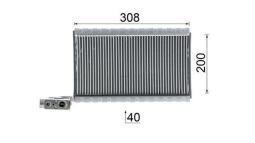 Evaporator, air conditioning MAHLE AE109000P