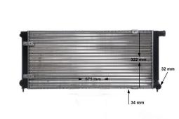 Radiator, engine cooling MAHLE CR407000S