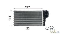 Radiator, engine cooling MAHLE CR479000S