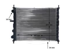 Radiator, engine cooling MAHLE CR631000S