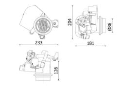 Cooler, exhaust gas recirculation MAHLE CE40000P