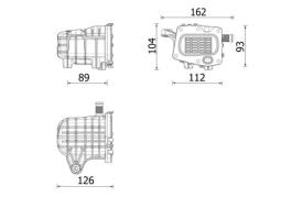 Cooler, exhaust gas recirculation MAHLE CE41000P