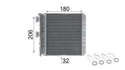 Heat Exchanger, interior heating MAHLE AH76000P