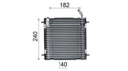 Oil Cooler, engine oil MAHLE CLC291000P