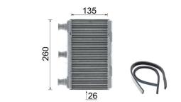 Heat Exchanger, interior heating MAHLE AH115000P