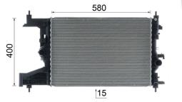 Radiator, engine cooling MAHLE CR2595000P