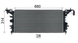 Radiator, engine cooling MAHLE CR2597000P