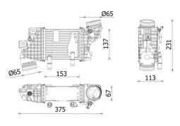 Charge Air Cooler MAHLE CI663000P