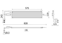 Oil Cooler, automatic transmission MAHLE CLC319000P