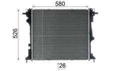 Radiator, engine cooling MAHLE CR2587000P