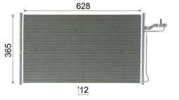 Condenser, air conditioning MAHLE AC27000S