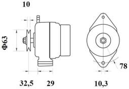 Regulator, interior blower MAHLE ABR47000P