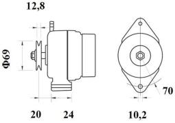 Regulator, interior blower MAHLE ABR47000P