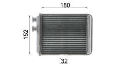 Radiator, engine cooling MAHLE CR772000S