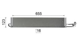 Oil Cooler, automatic transmission MAHLE CLC71000P