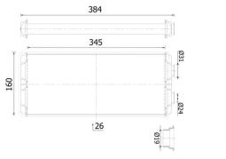 Heat Exchanger, interior heating MAHLE AH296000S