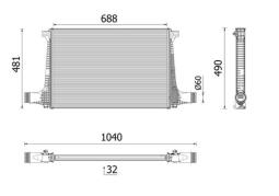 Charge Air Cooler MAHLE CI711000P