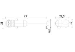 Level Control Switch, coolant level indicator Mahle CRTX5000S